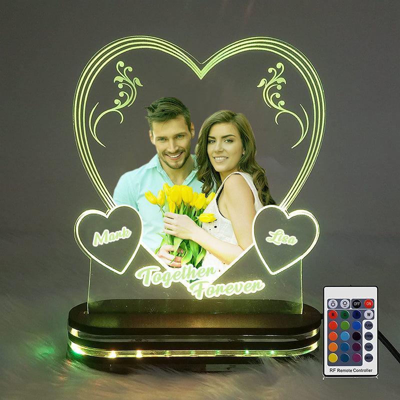 Customized Picture Lamp for couples and friends