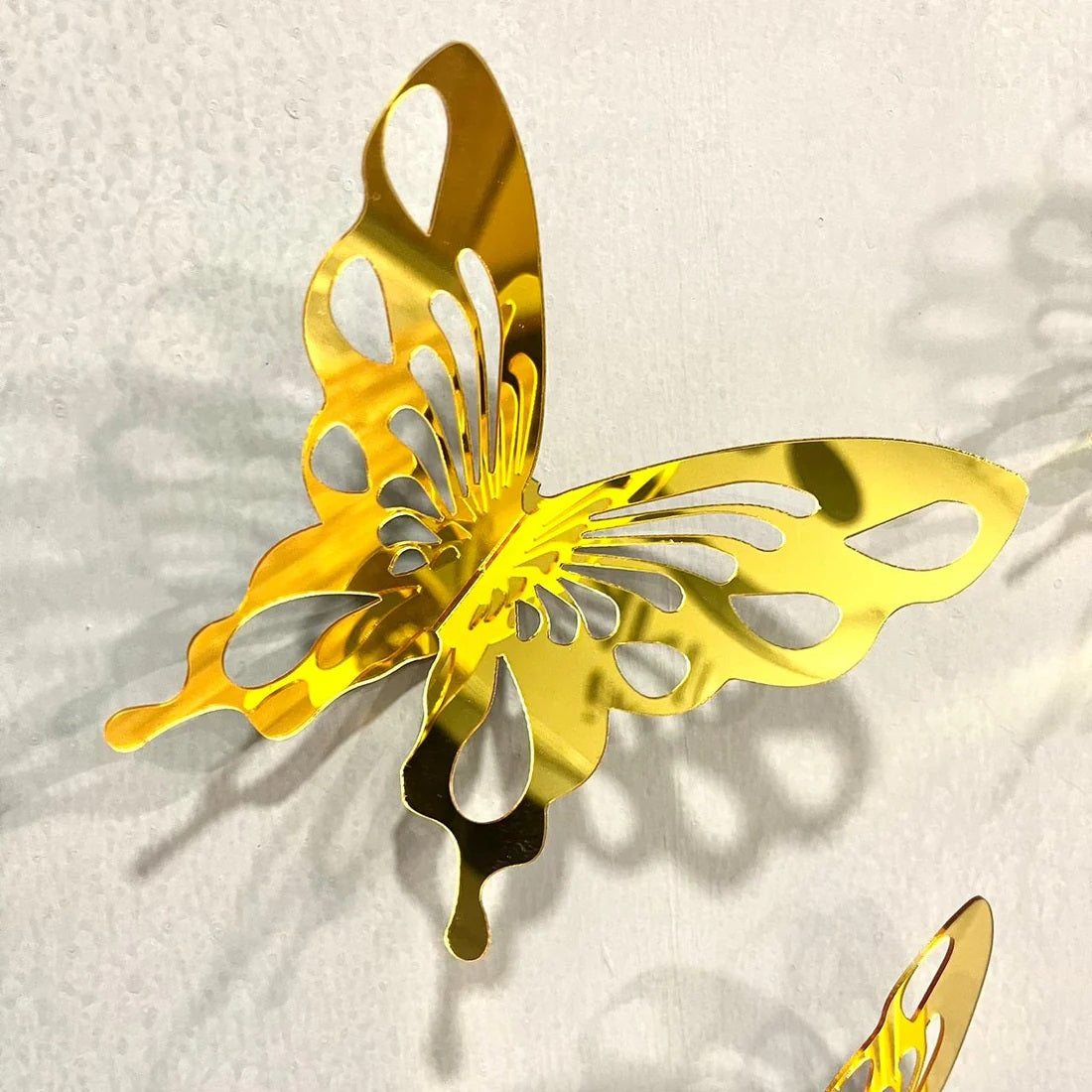 New 2024 Acrylic Mirror Butterflies for Wall Decor